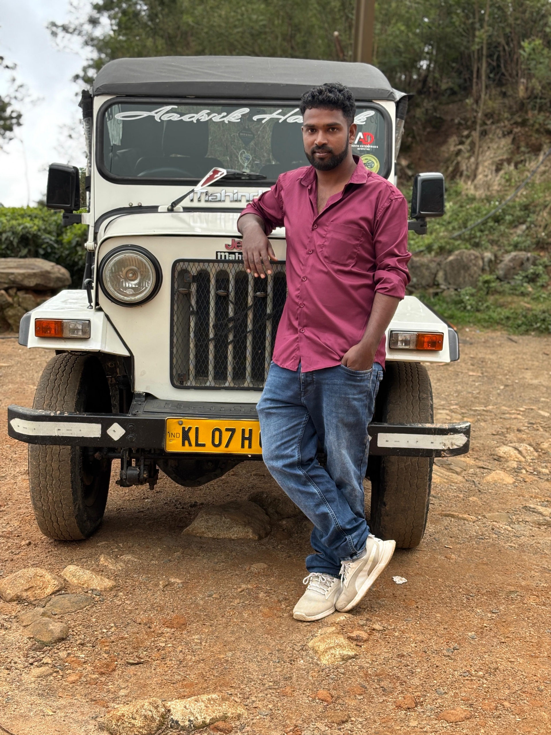 Tour guide in Munnar